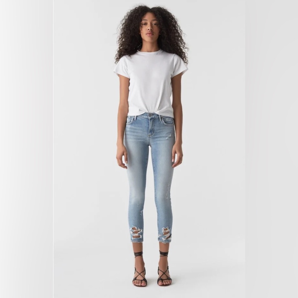 AGOLDE Sophie crop jeans